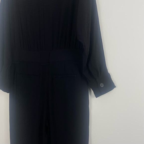 IRO mimolo black jumpsuit long sleeve size 36 or 4 - Picture 5 of 8